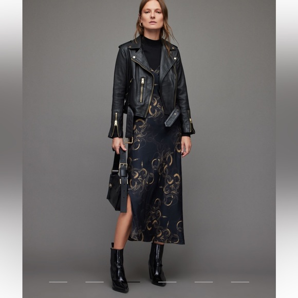 ALL SAINTS Melody Tempest Midi Dress - Picture 3 of 6